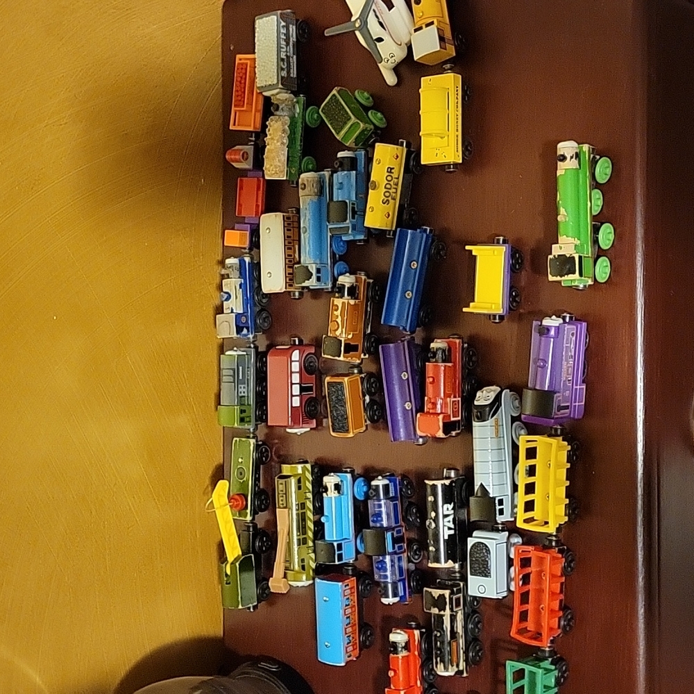 Lot of wooden  used Thomss the trains